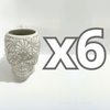 TAZA FORMA DE CRANEO FONDO TRADICIONAL MIK BLANCO