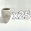 TAZA FORMA DE CRANEO FONDO TRADICIONAL MIK BLANCO