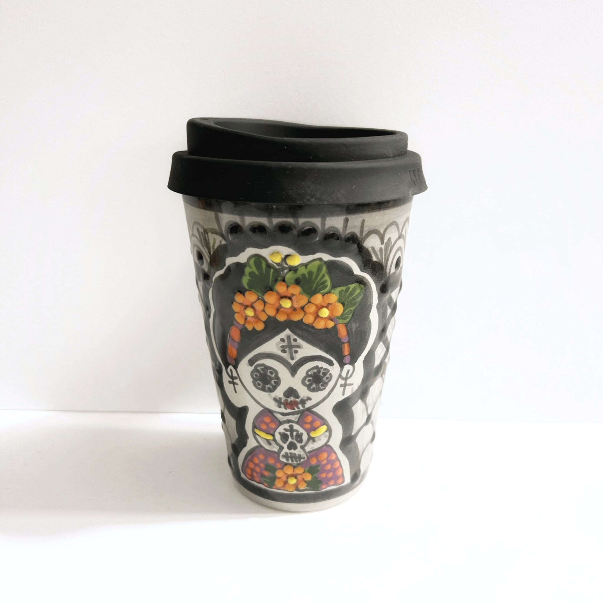 TERMO 15 CM SIN ASA MEXICANITA CATRINA