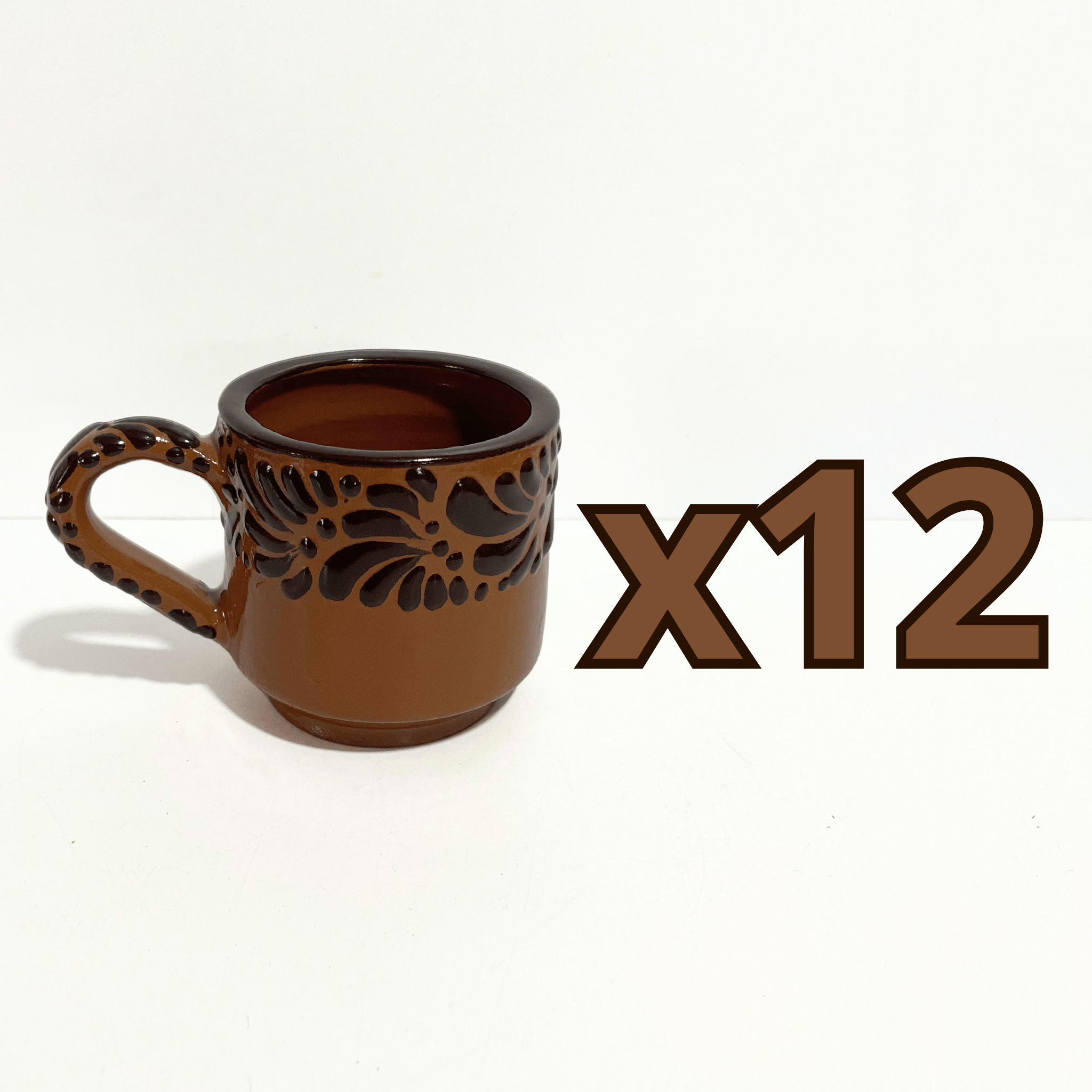 TAZA RECTA 8 CM FONDO CAFE MIK CENEFA CAFE CHOCOLATE