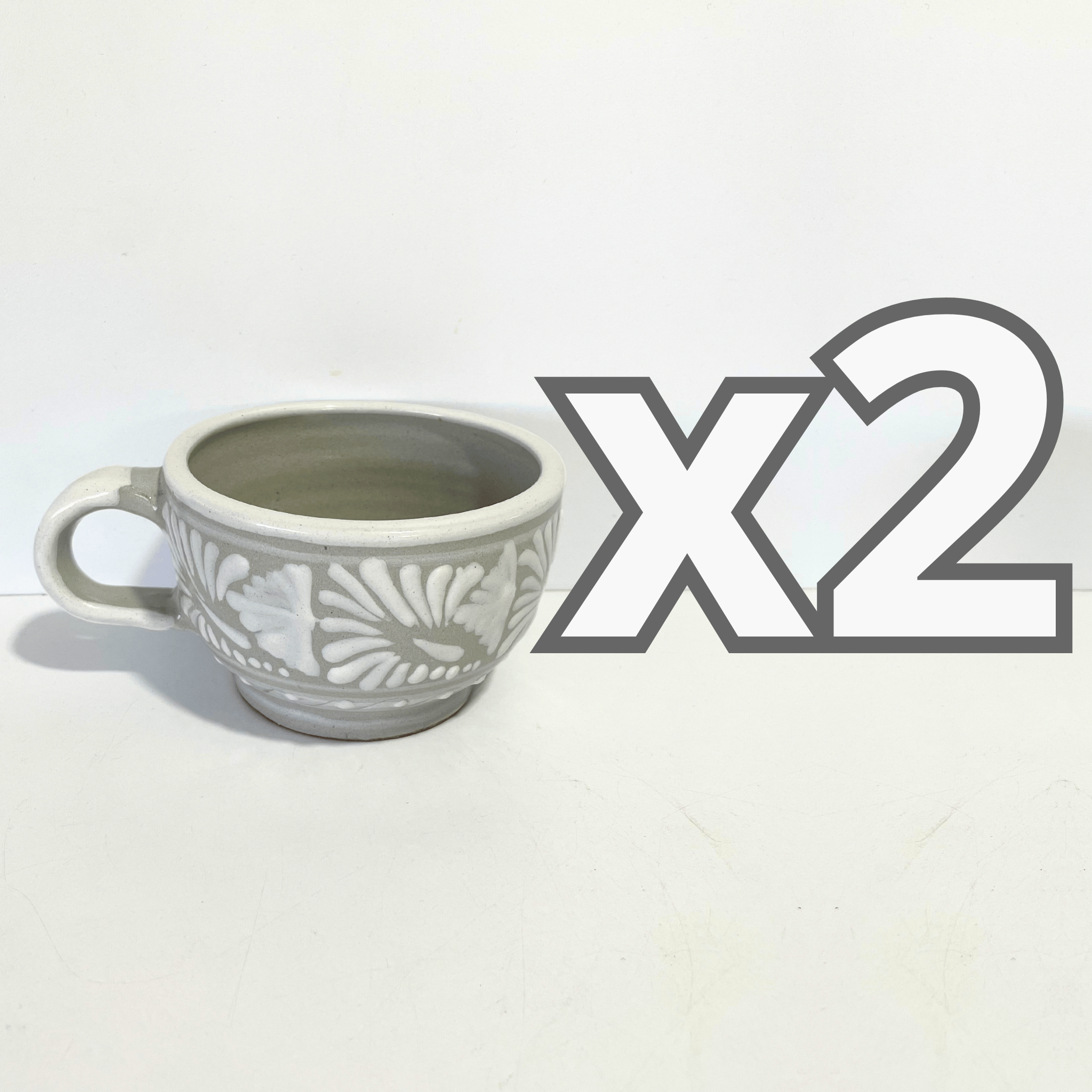 TAZA 300 ML FONDO TRADICIONAL CENEFA BLANCO