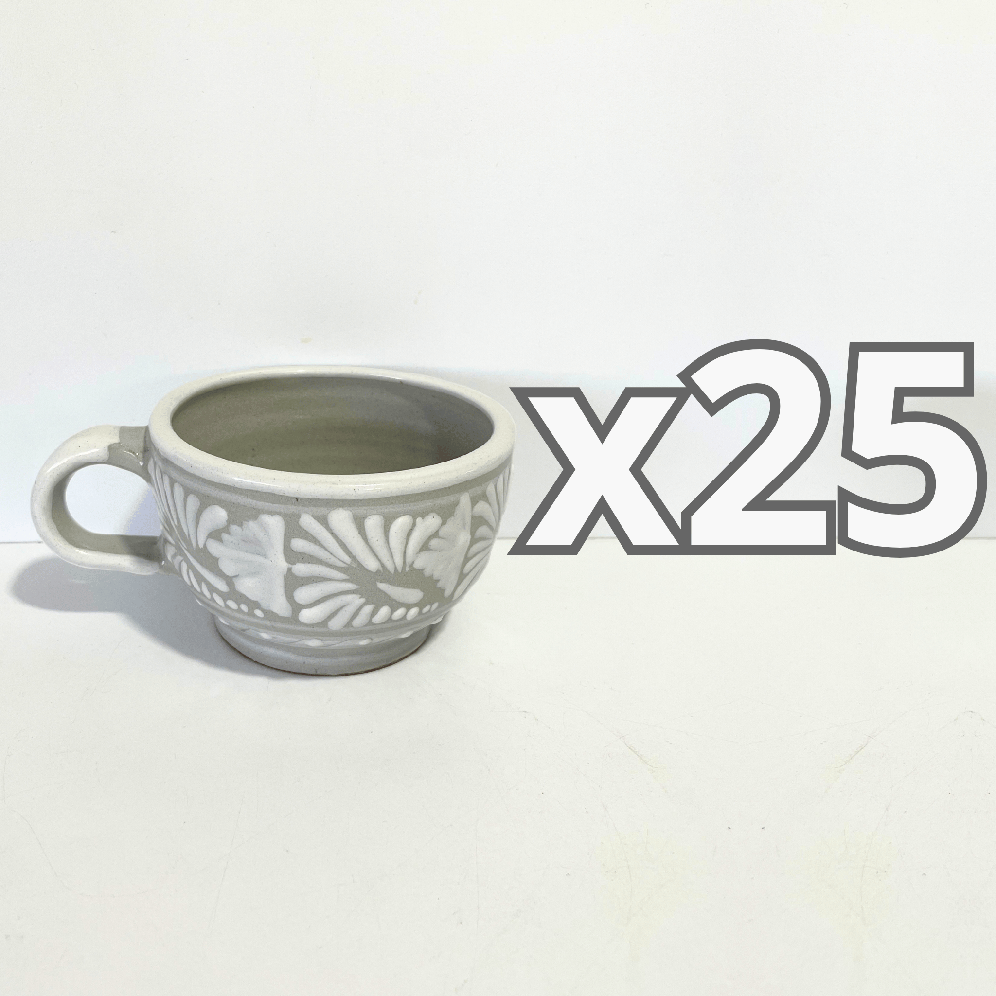 TAZA 300 ML FONDO TRADICIONAL CENEFA BLANCO