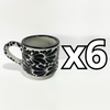 TAZA RECTA 8 CM FONDO TRADICIONAL MIK NEGRO