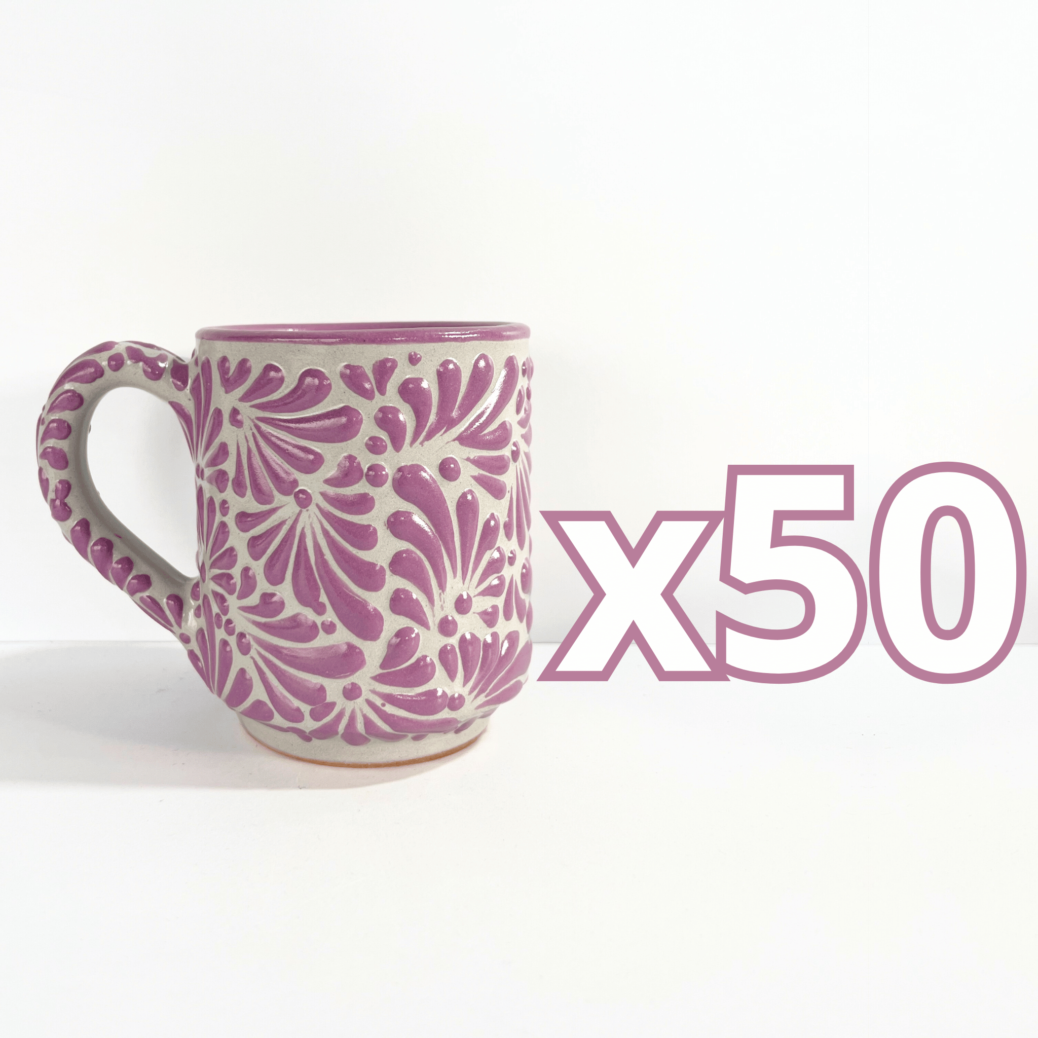 TAZA RECTA ESTANDAR FONDO TRADICIONAL MIK MORADO