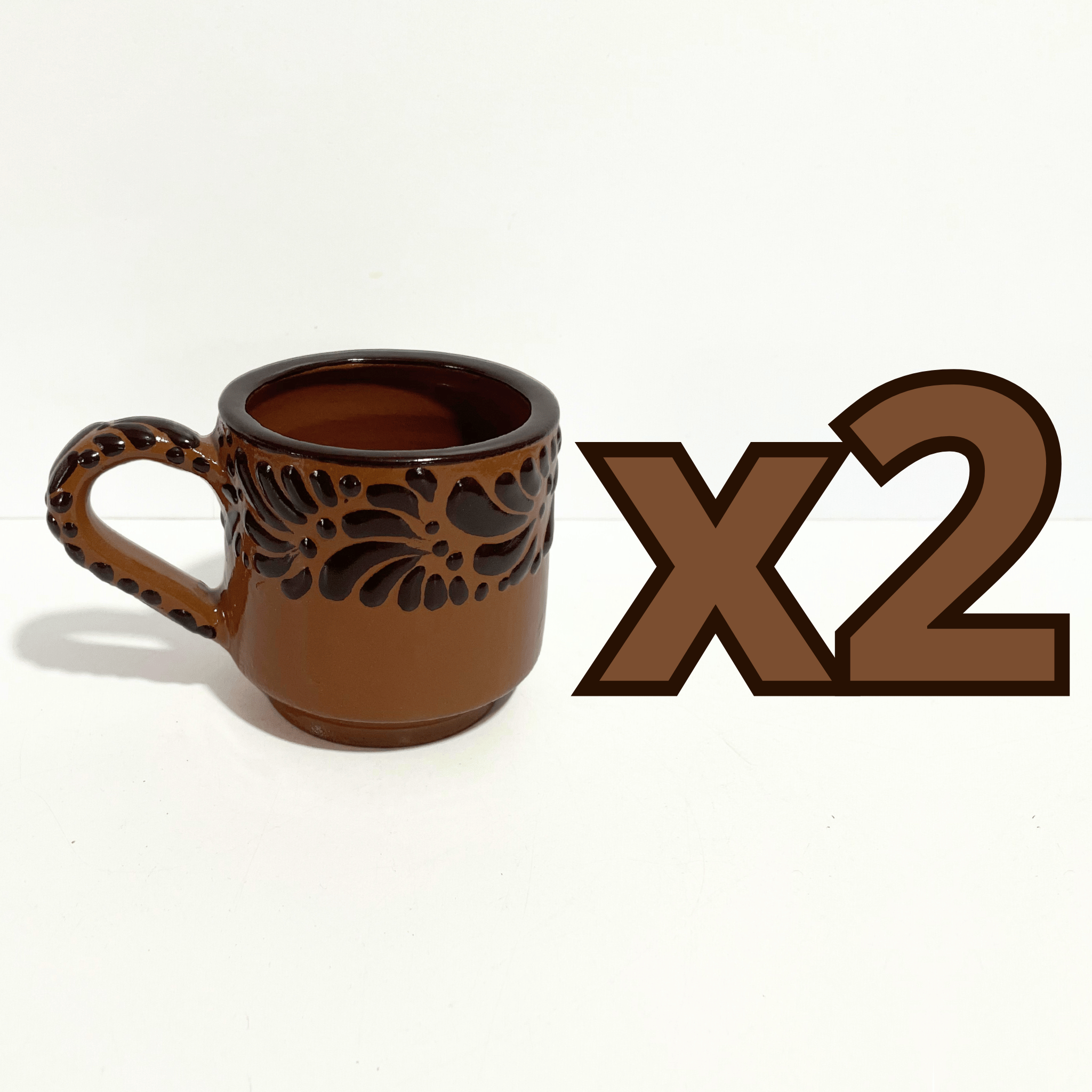 TAZA RECTA 8 CM FONDO CAFE MIK CENEFA CAFE CHOCOLATE