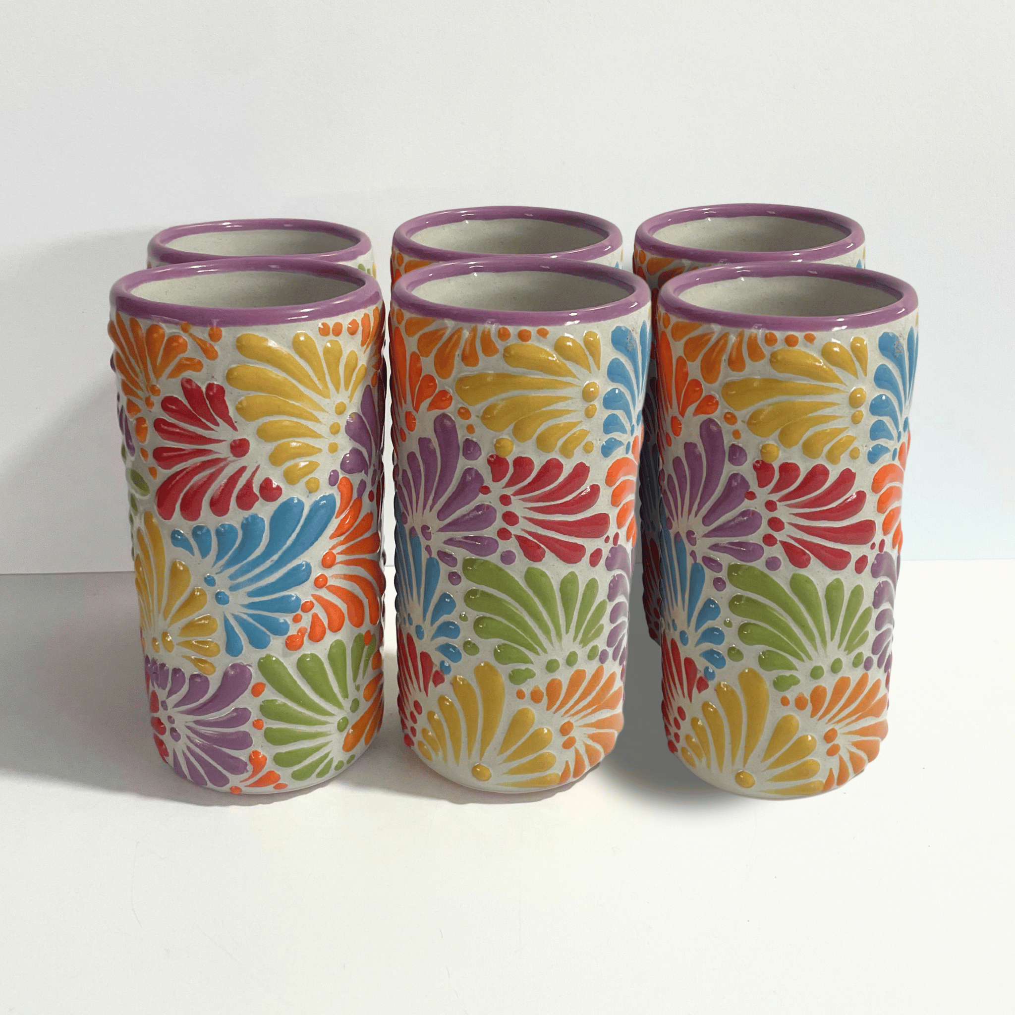 VASOS PARA JARRA FONDO TRADICIONAL MIK MULTICOLOR