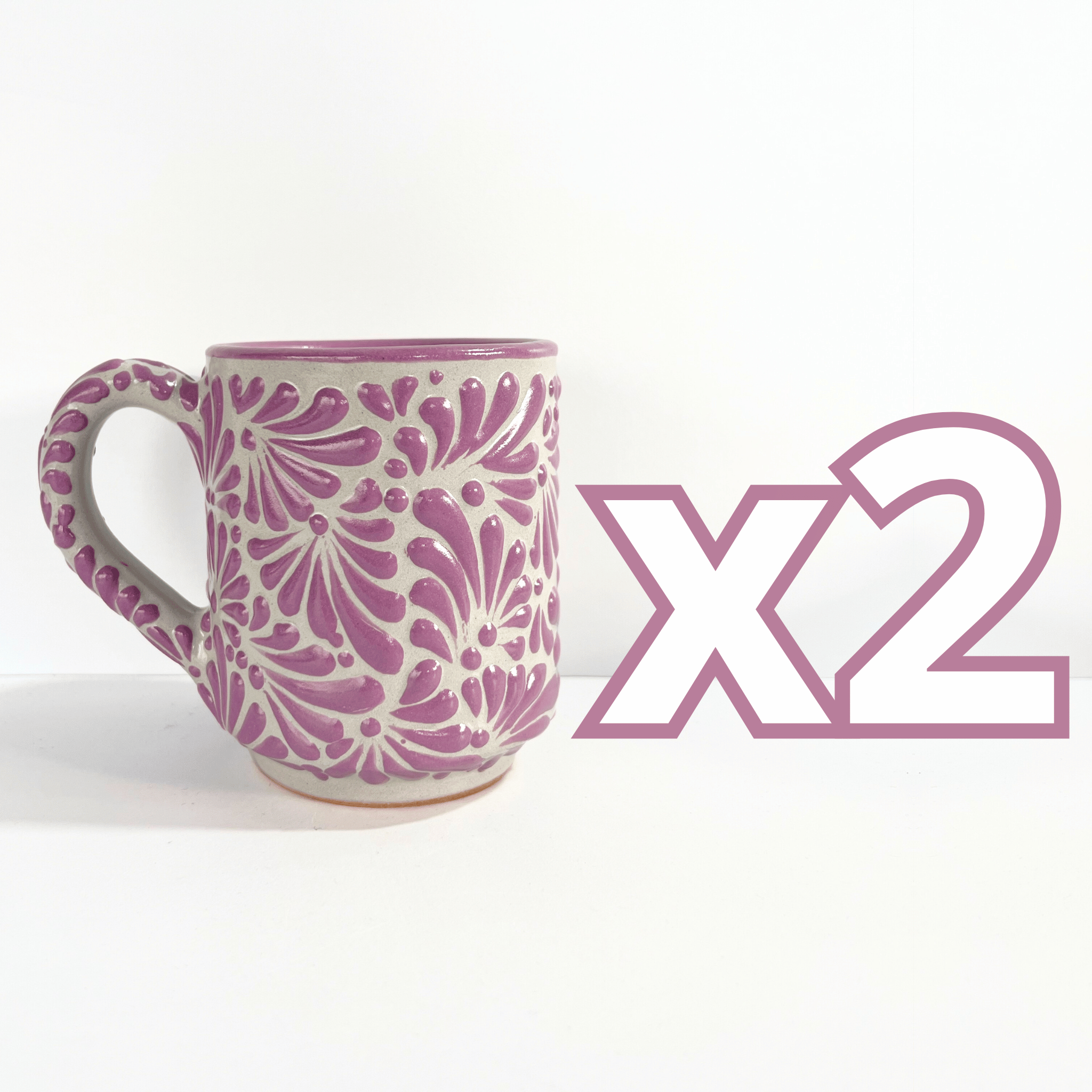 TAZA RECTA ESTANDAR FONDO TRADICIONAL MIK MORADO