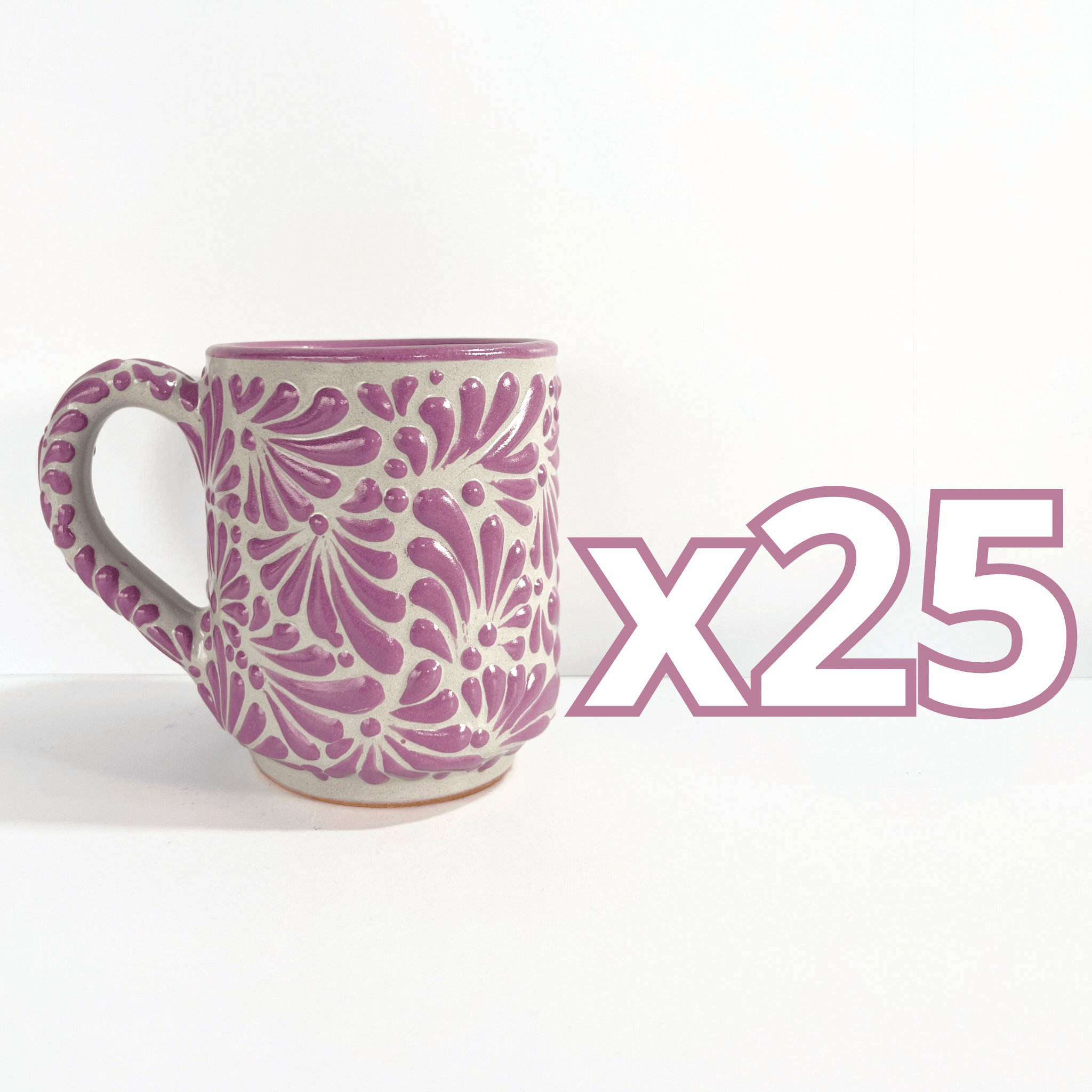 TAZA RECTA ESTANDAR FONDO TRADICIONAL MIK MORADO