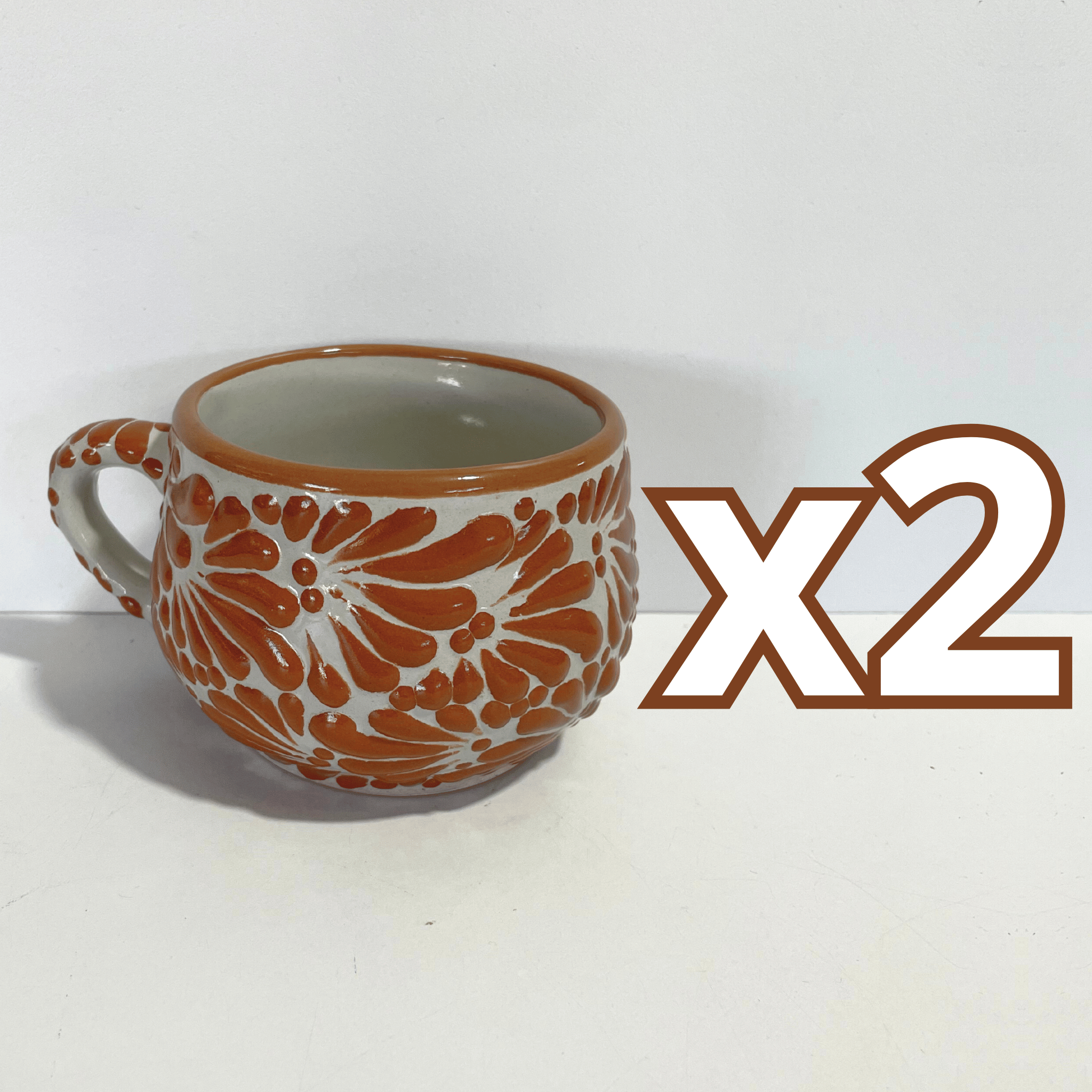 TAZA CHOCOLATERA MEDIANA FONDO TRADICIONAL MIK TERRACOTA