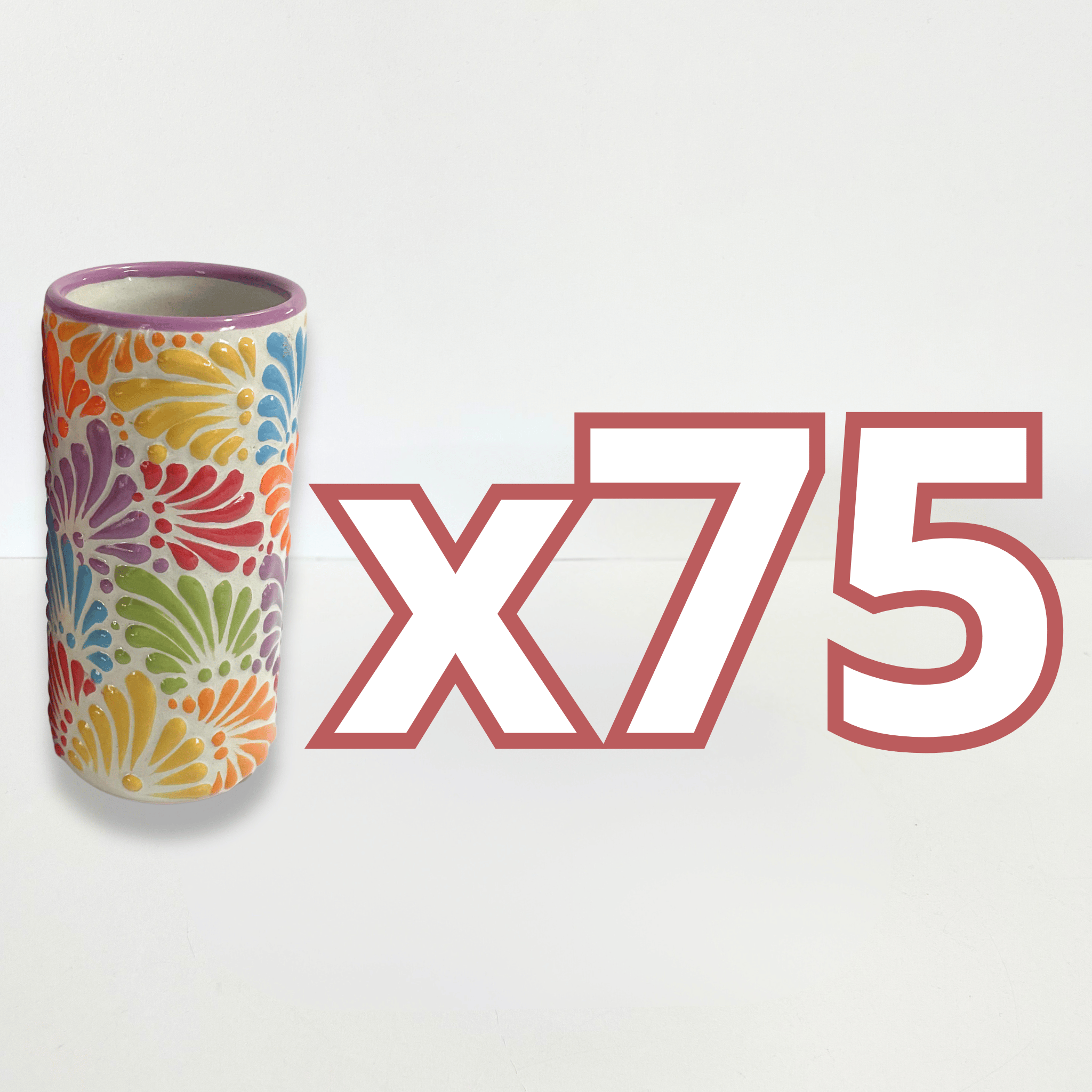 VASOS PARA JARRA FONDO TRADICIONAL MIK MULTICOLOR