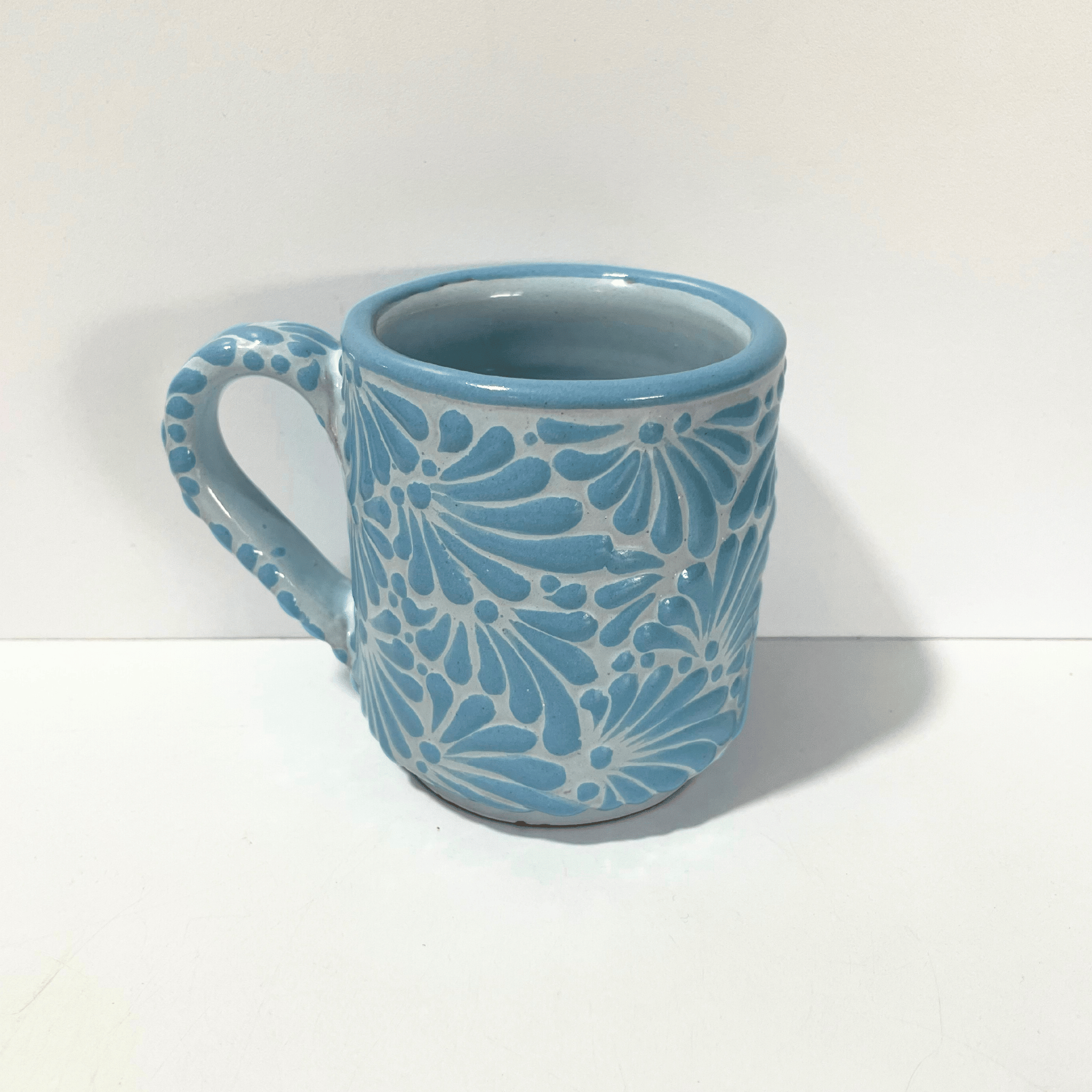 TAZA RECTA ESTANDAR FONDO BABY BLUE MIK AZUL TURQUESA