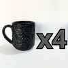 TAZA RECTA ESTANDAR MIK SUPER BLACK