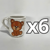 TAZA RECTA ESTANDAR FONDO TRADICIONAL MIK BLANCO OSITO COMPLETO