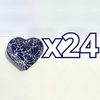 ALHAJERO GRANDE FORMA DE CORAZON FONDO TRADICIONAL MIK AZUL COBALTO