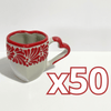 TAZA CORAZON CON ASA DE CORAZON FONDO TRADICIONAL MIK CENEFA ROJO