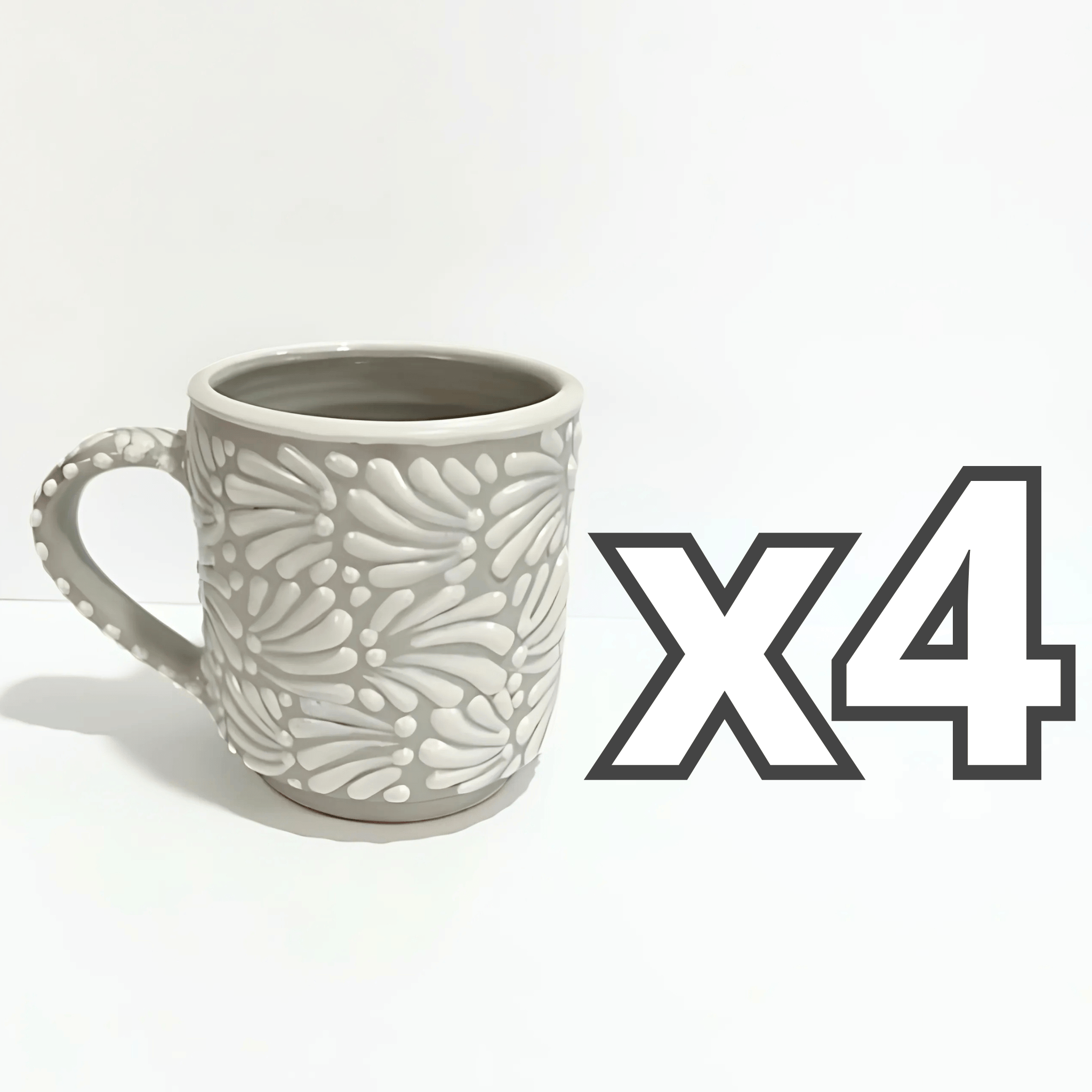 TAZA RECTA ESTANDAR FONDO TRADICIONAL MIK BLANCO