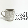 TAZA RECTA ESTANDAR FONDO TRADICIONAL MIK BLANCO