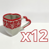 TAZA CORAZON CON ASA DE CORAZON FONDO TRADICIONAL MIK CENEFA ROJO