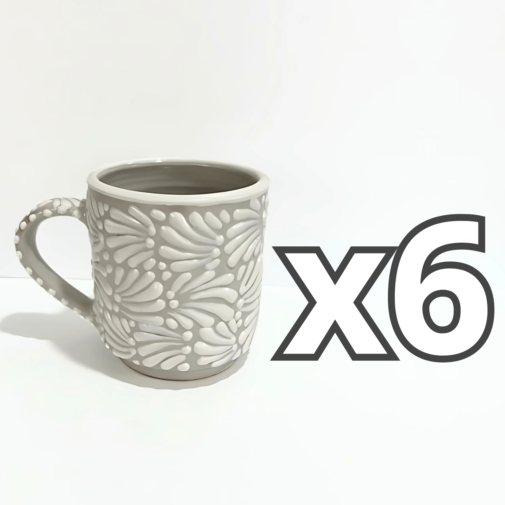 TAZA RECTA ESTANDAR FONDO TRADICIONAL MIK BLANCO