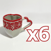 TAZA CORAZON CON ASA DE CORAZON FONDO TRADICIONAL MIK CENEFA ROJO