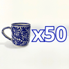 TAZA RECTA ESTANDAR FONDO TRADICIONAL MIK AZUL COBALTO