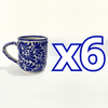 TAZA RECTA ESTANDAR FONDO TRADICIONAL MIK AZUL COBALTO