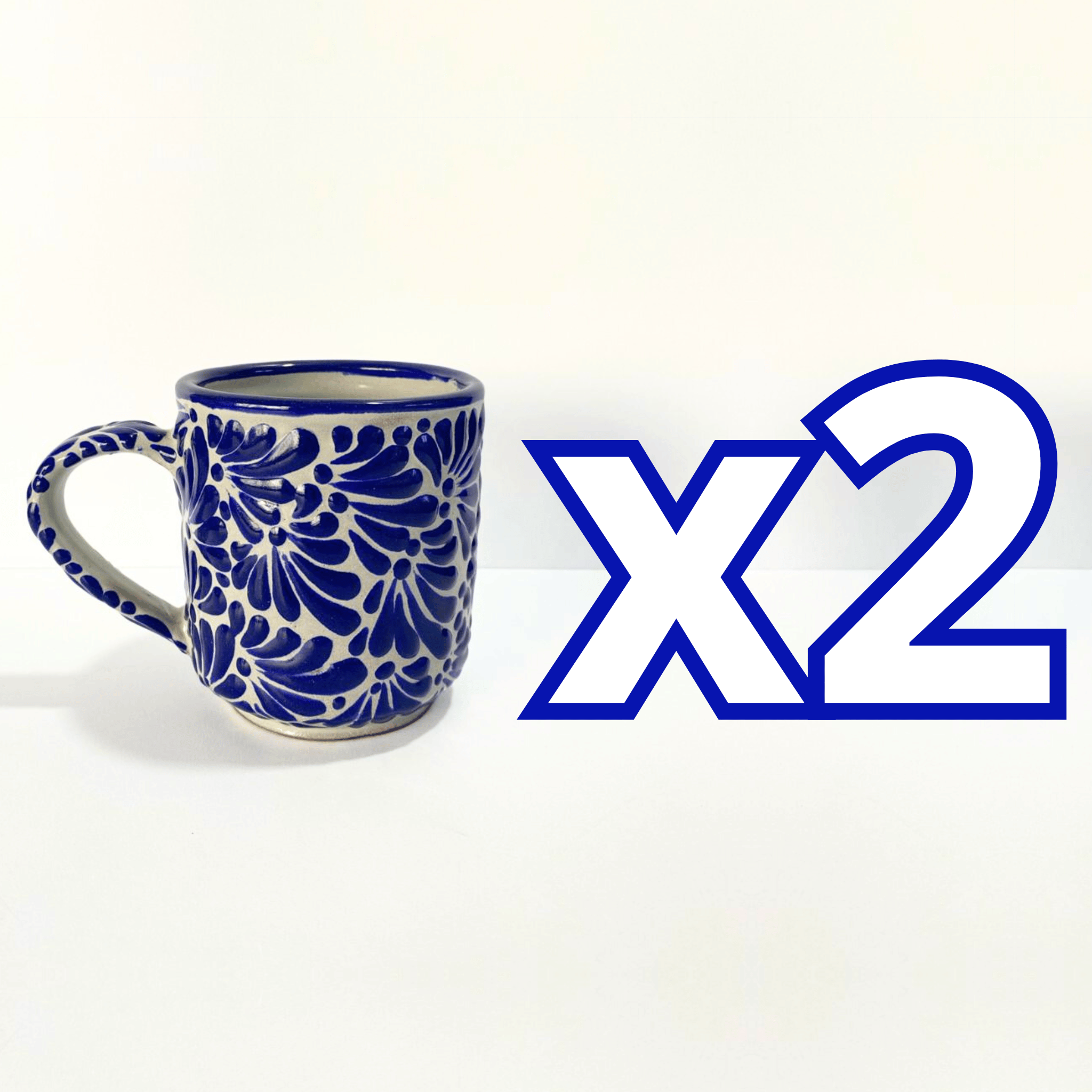 TAZA RECTA ESTANDAR FONDO TRADICIONAL MIK AZUL COBALTO