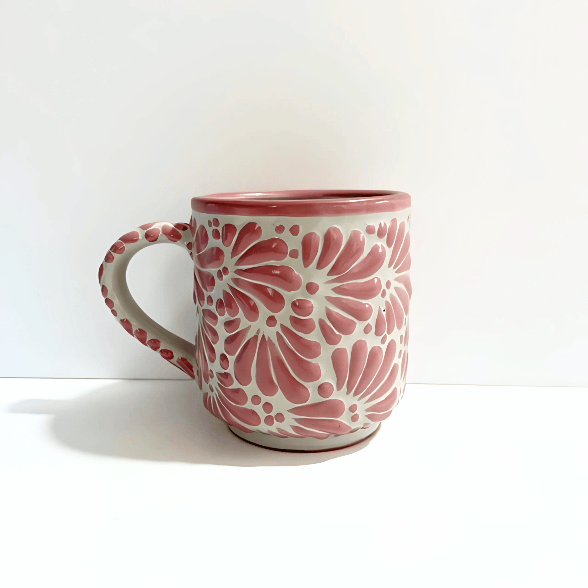 TAZA RECTA ESTANDAR FONDO TRADICIONAL MIK ROSA