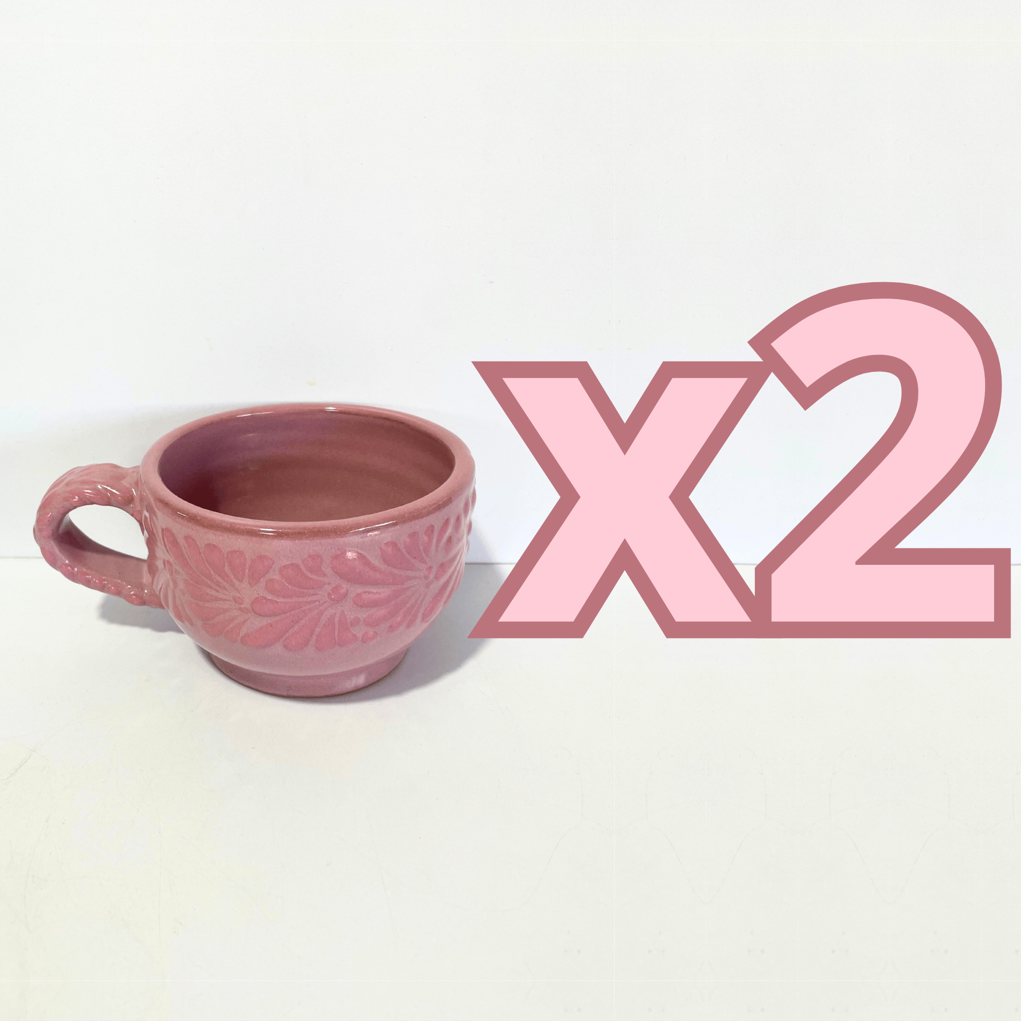 TAZA 300 ML FONDO ROSA MIK CENEFA ROSA