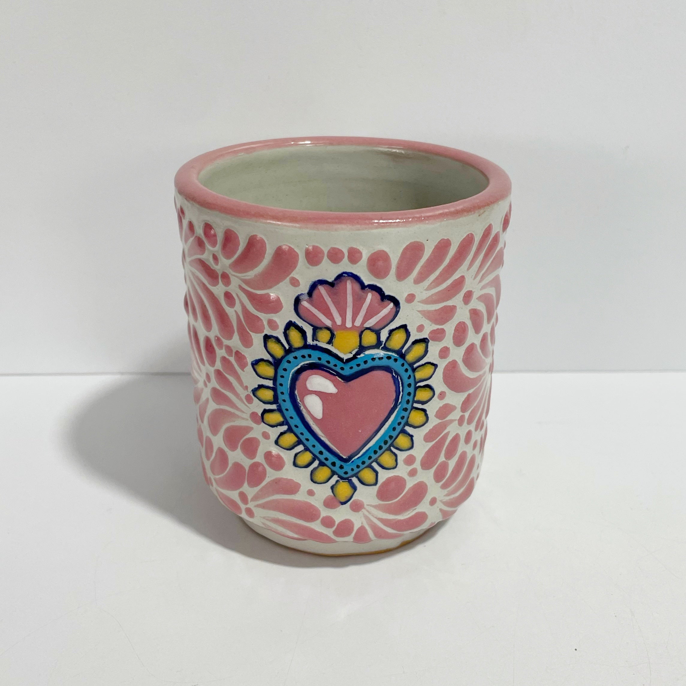 TAZA RECTA ESTANDAR FONDO TRADICIONAL MIK ROSA SAGRADO CORAZON