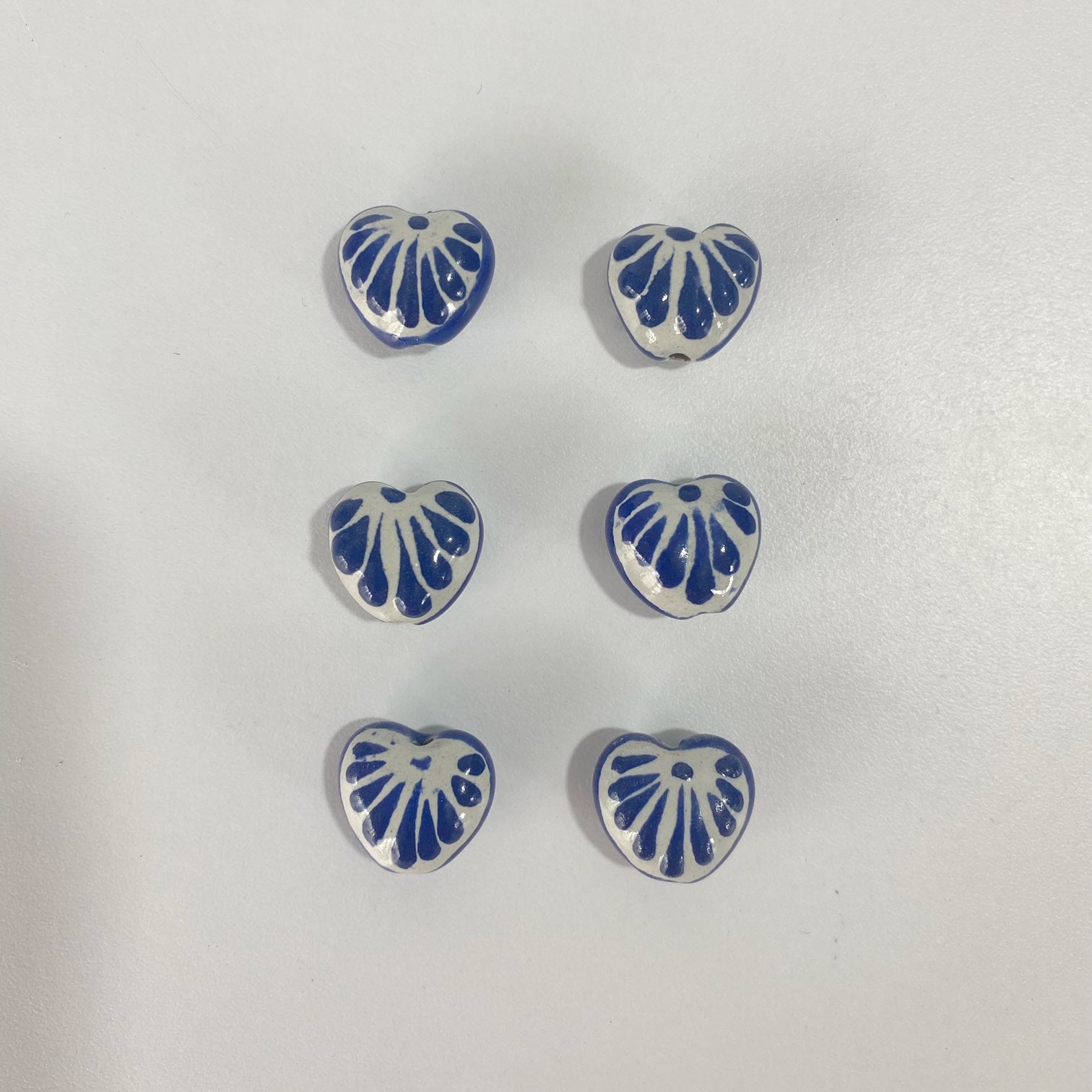 CORAZON TRIDIMENSIONAL INFLADO 1.9 CM AZUL COBALTO