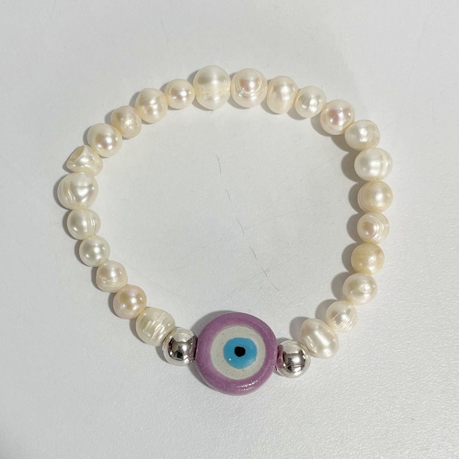 PULSERA OJO TURCO MORADO