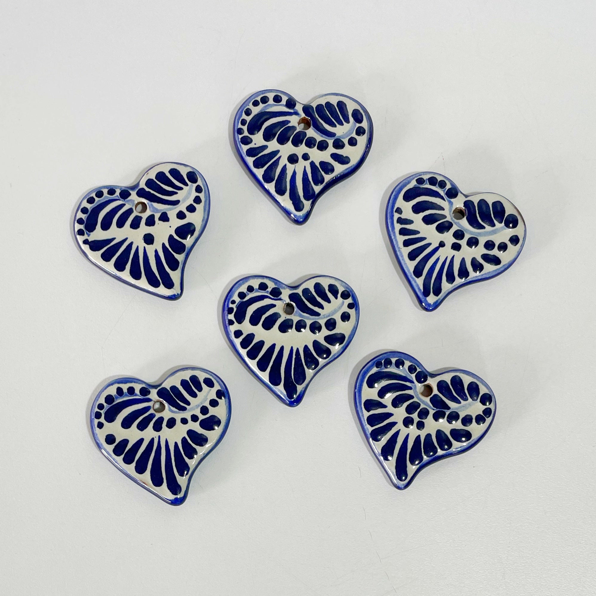 CORAZON COLA 4 CM FONDO TRADICIONAL MIK AZUL COBALTO