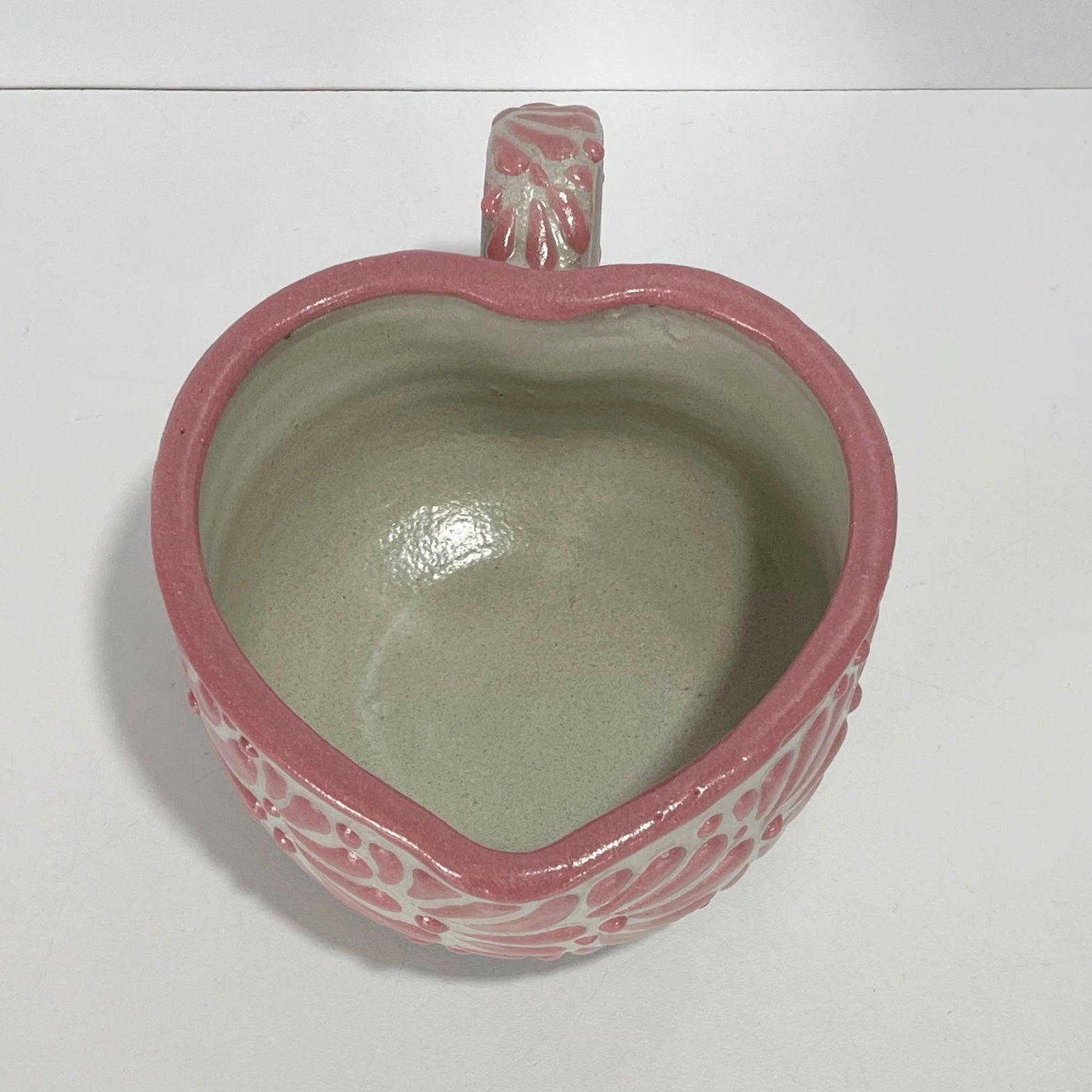 TAZA DE TÉ CORAZON FONDO TRADICIONAL MIK CENEFA ROSA