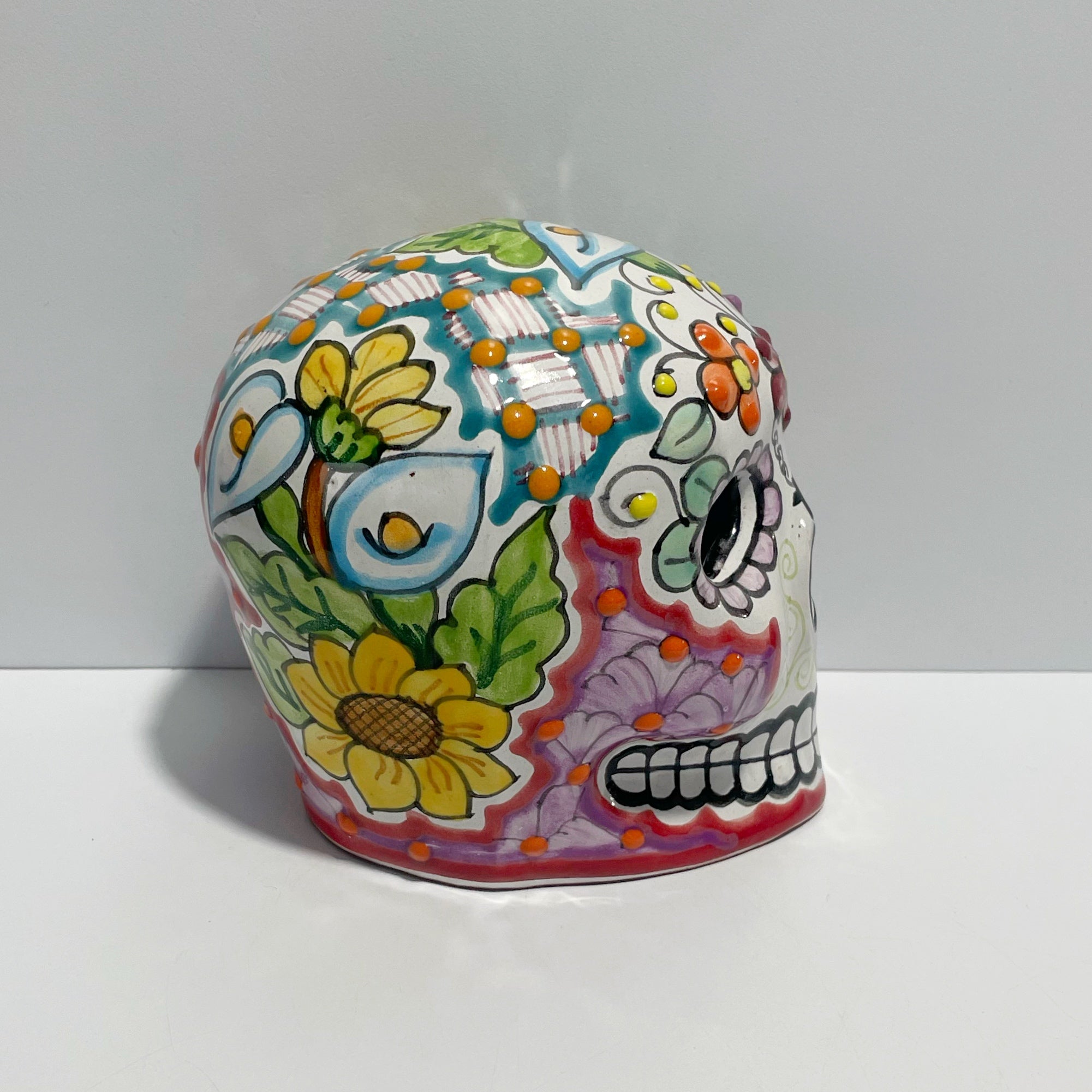 CALAVERA GRANDE FONDO TRADICIONAL GIRASOL MULTICOLOR