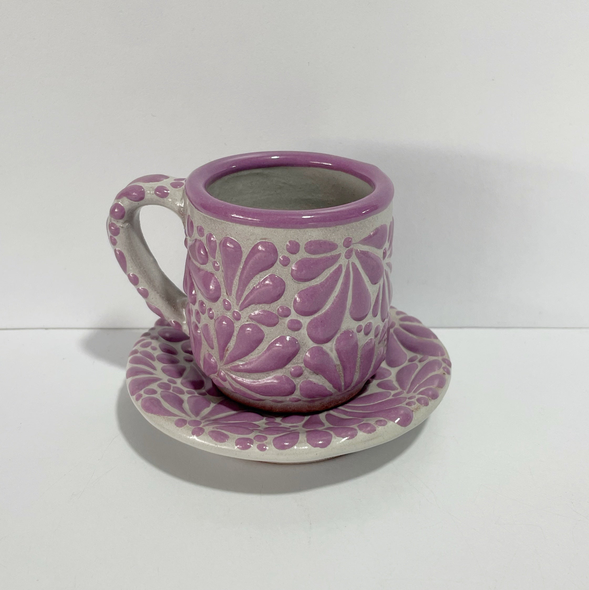 SET TAZA EXPRESO FONDO TRADICIONAL MIK MORADO