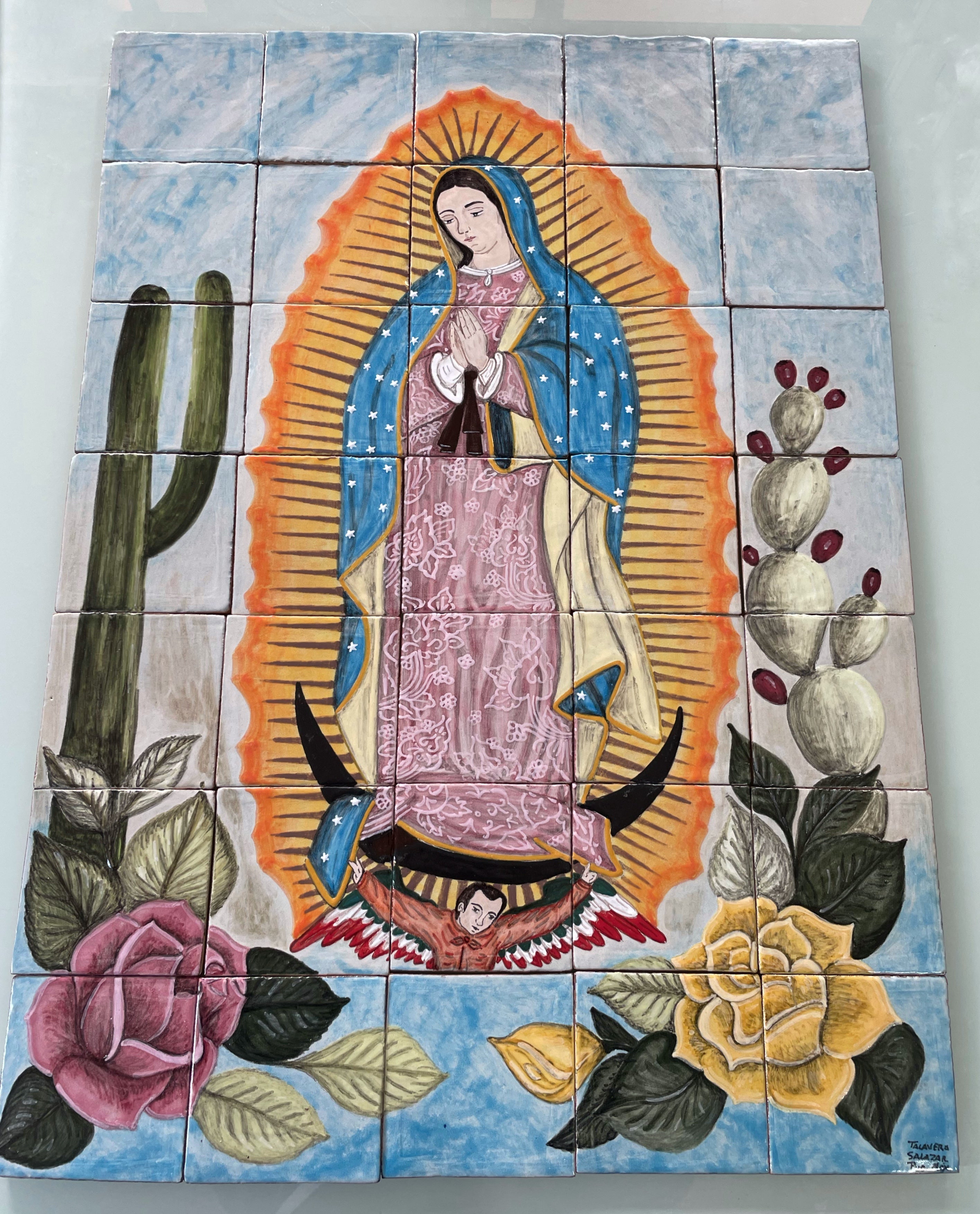 RETABLO VIRGENCITA 70 X 50 CM