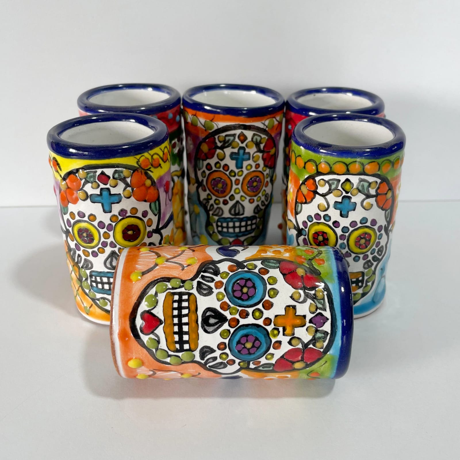 TEQUILERO CALAVERA MULTICOLOR