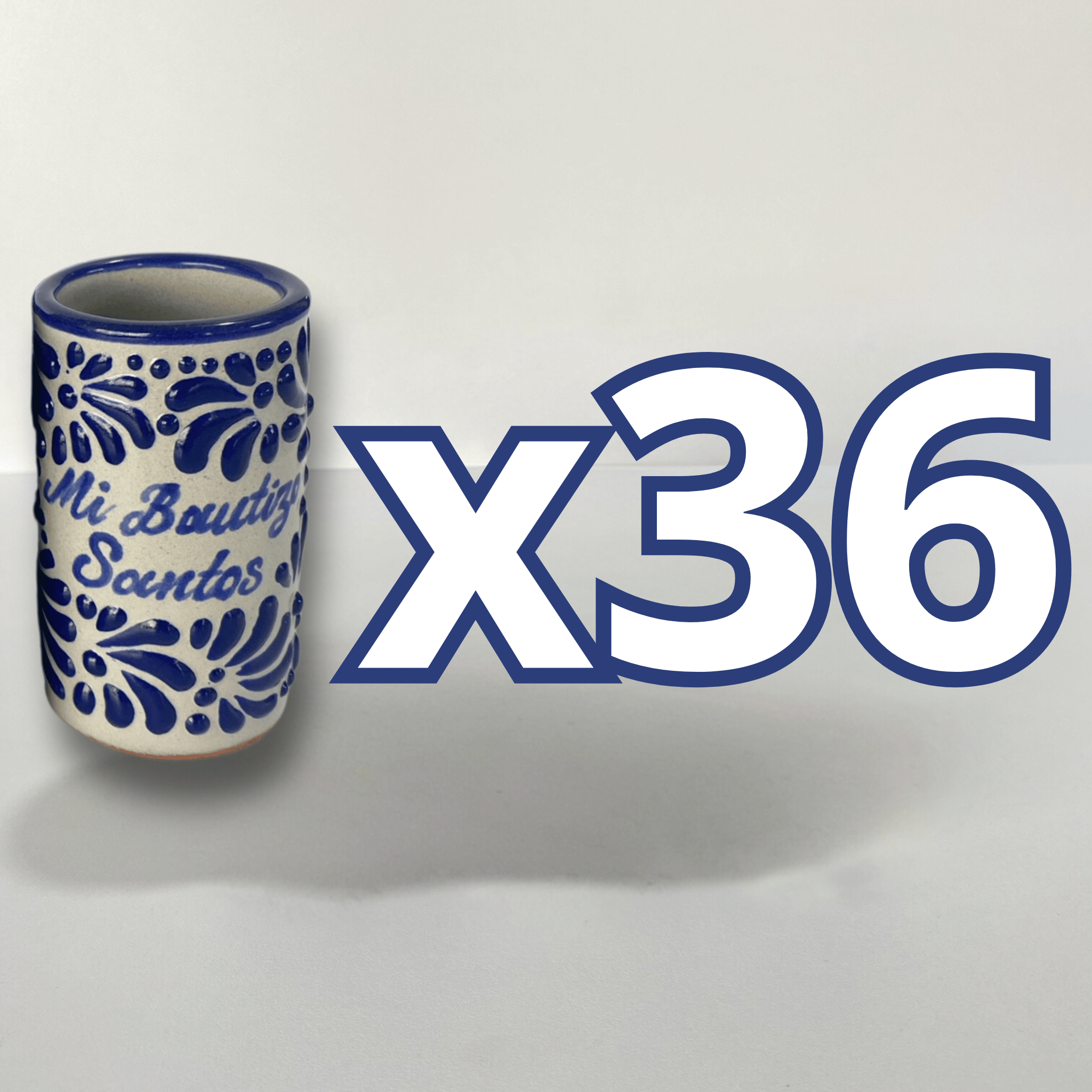 TEQUILERO PERSONALIZADO FONDO BLANCO MIK AZUL COBALTO MI BAUTIZO NOMBRE