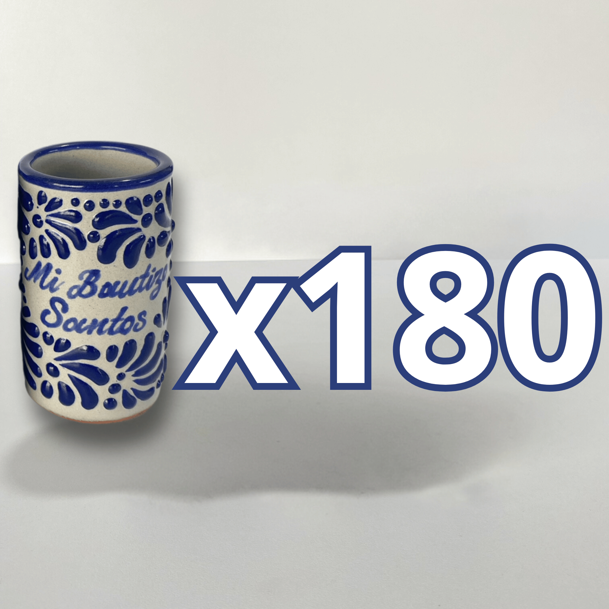 TEQUILERO PERSONALIZADO FONDO BLANCO MIK AZUL COBALTO MI BAUTIZO NOMBRE